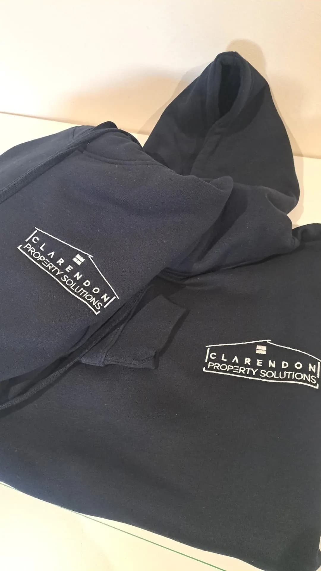 Clarendon Property Solutions embroidered hoodie