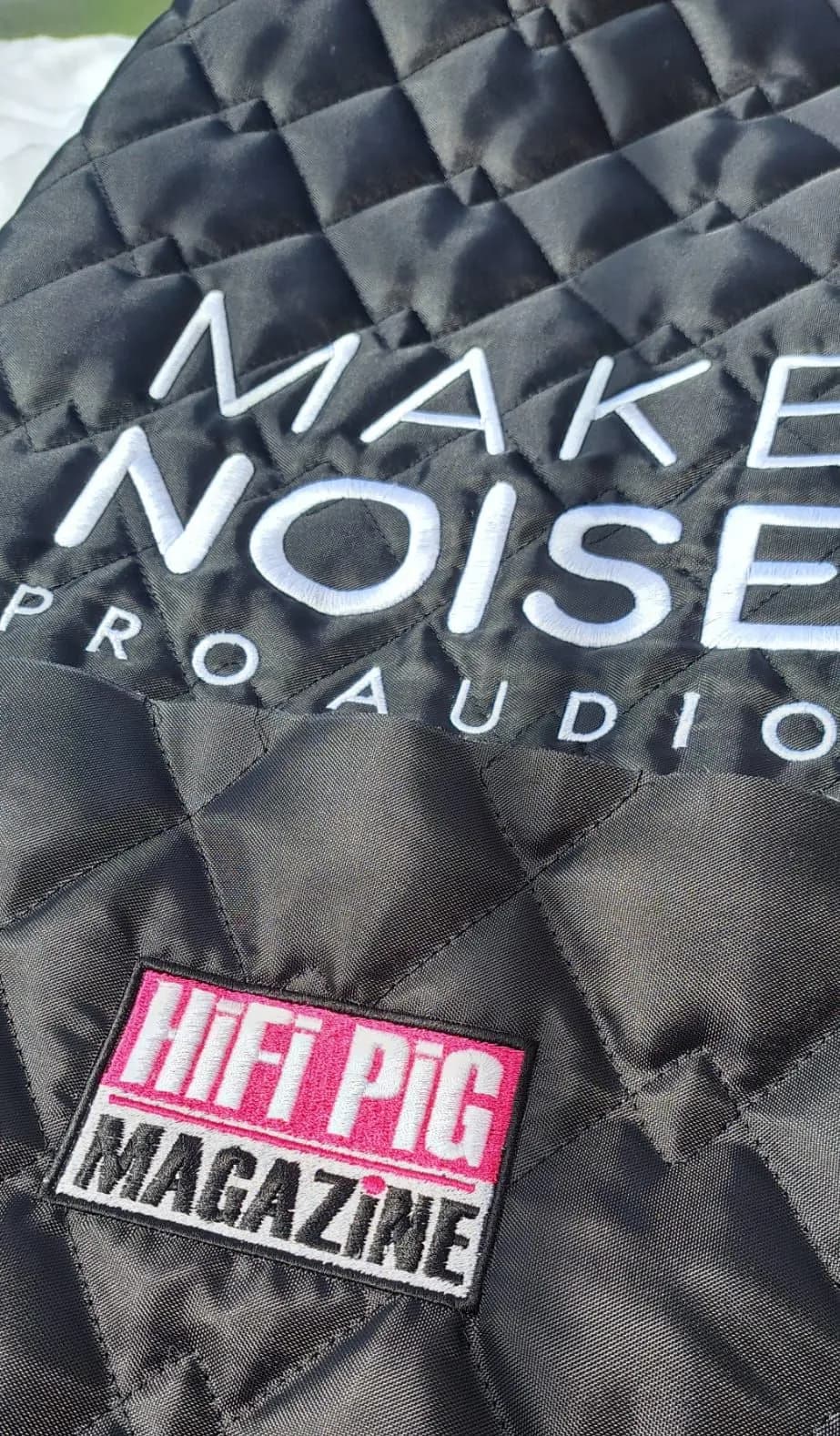 Custom embroidered audio equipment covers
