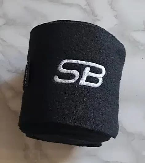 Custom embroidered horse polo wraps