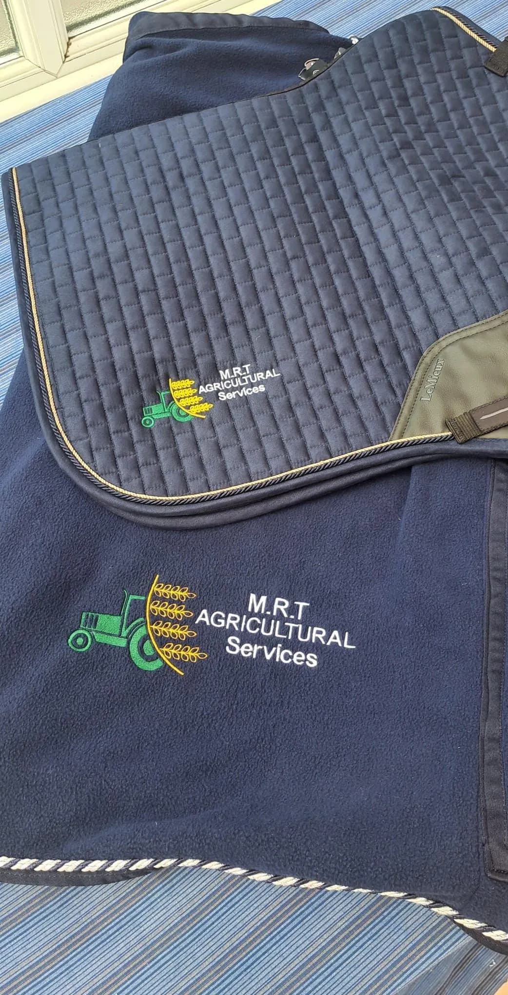 MRT Agricultural Services horse numnah and blanket