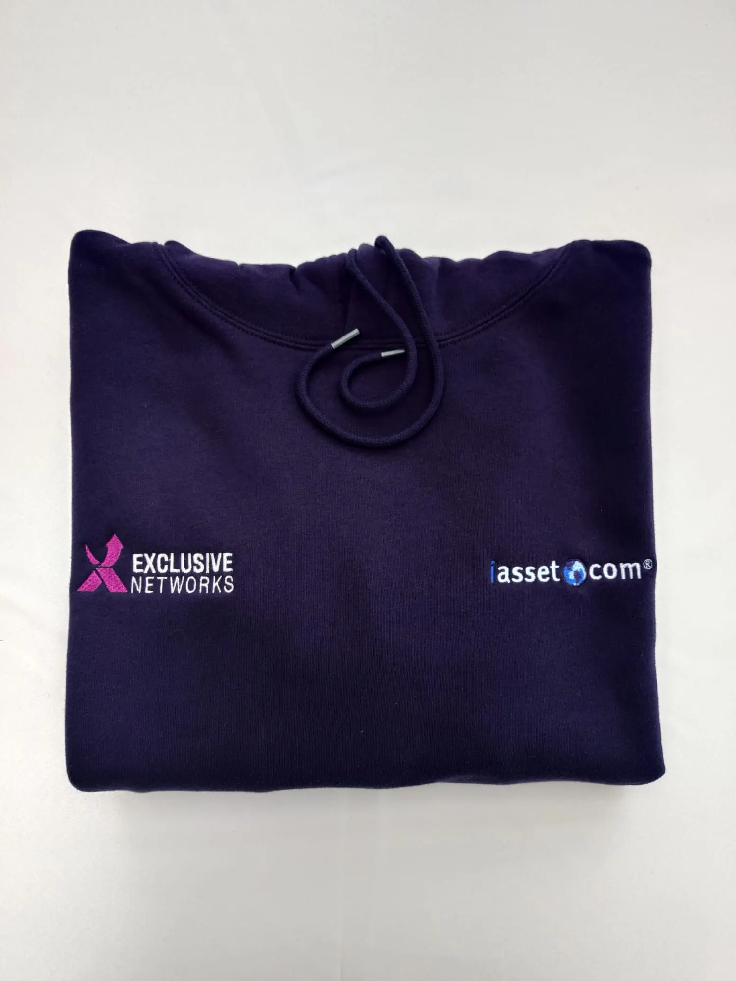 Iasset embroidered hoodie for Exclusive Networks