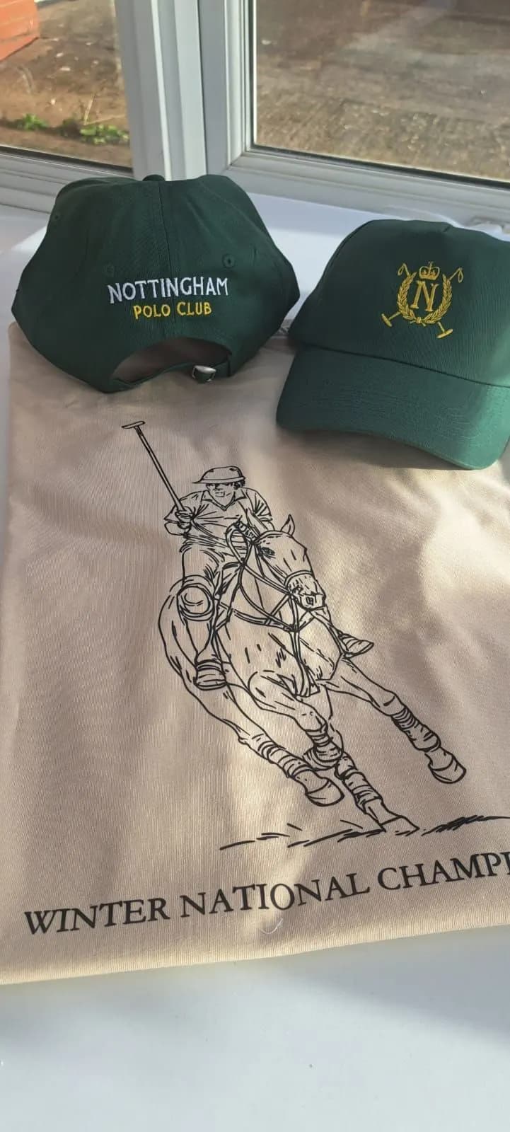 Nottingham polo club embroidered caps