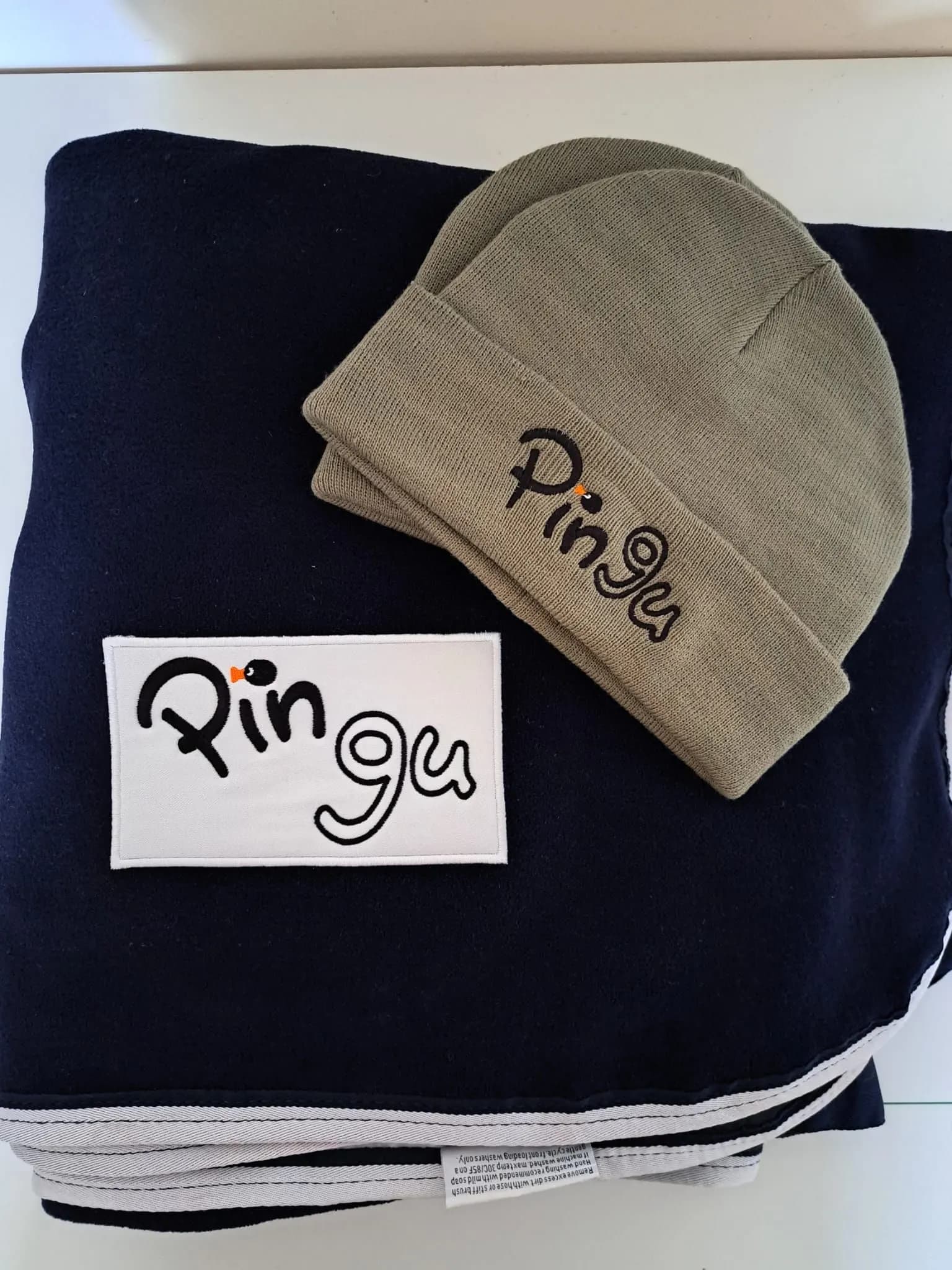Personalised horse blanket with matching rider's beanie