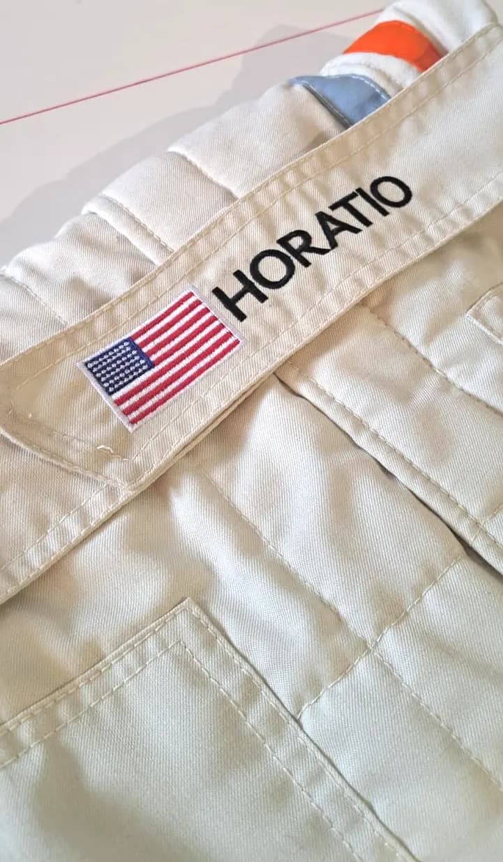 Personalised race car driving suit